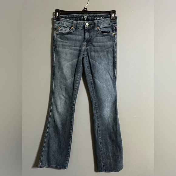 7 For All Mankind Denim - 7 for all mankind bootcut jeans size 27